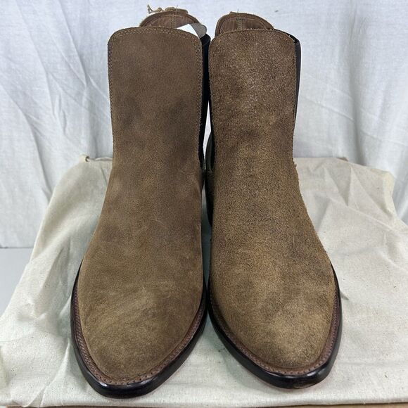 Double RL RRL Ralph Lauren Chelsea Plainview Ankle Boots Brown Leather Men’s 8D main image 6